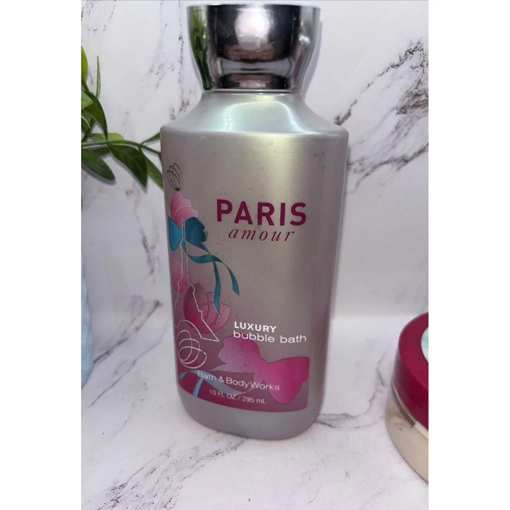 Bath & Body Works PARIS AMOUR Signature Bubble Bath 10oz & Body Butter‎ 7oz